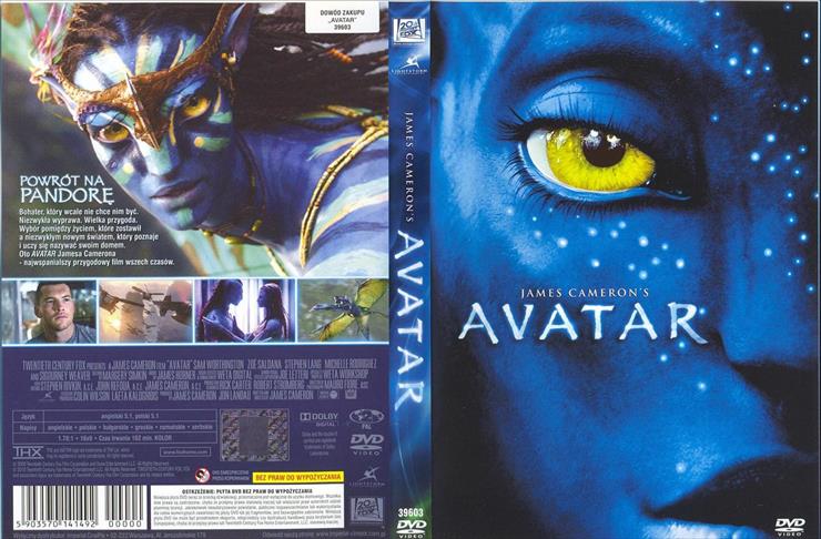 DVD - Okładka DVD Avatar.JPG