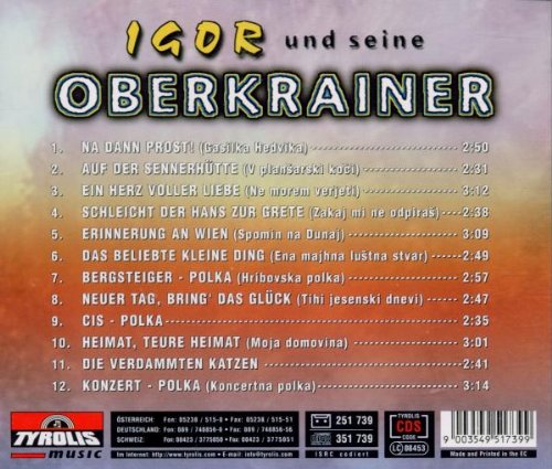 Igor und seine Oberkrainer - So klingt Musik aus Oberkrain - 51M1e3CfICL.jpg