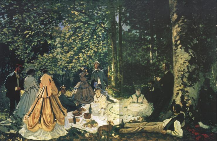 Obrazy - 021. Luncheon on the Grass study 1866.jpg