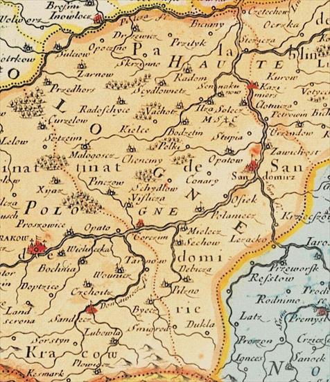 Stare Mapy Polski - Sandomierskie 1655r.jpg