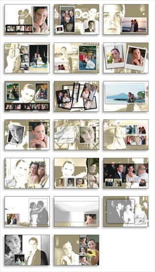 Projekty fotoksiążki - Creative Album PSD Wedding Collection - Vol 01 - 01.jpg