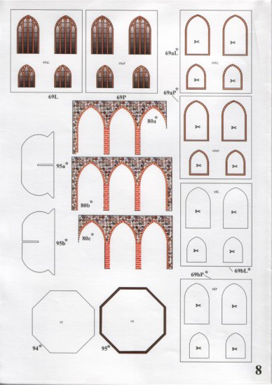 Modelik 2000-03 -  Kościół gotycki w Gryfinie XIIIw - 11.jpg