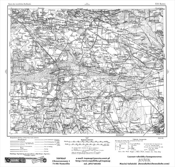 Mapy topograficzne Zaboru Rosyjskiego 1-100 000 z 1915r - E33.tif