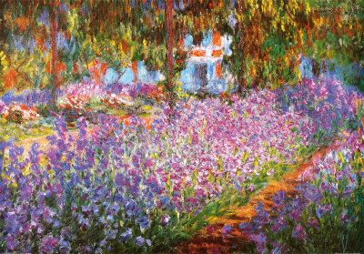 MONET - The Artists Garden at Giverny, c.1900.jpg