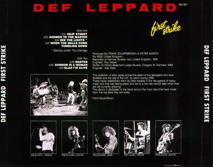 Def Leppard 1985  First Strike lucek583 - Album  Def Leppard - First Strike back.jpg