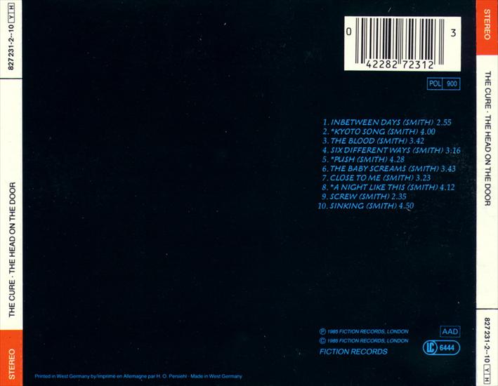 The Cure 1985 - The Head On The Door - Cover2.jpg