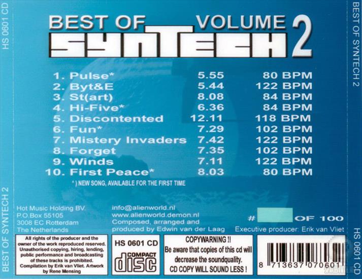 Syntech - the best collection - Syntech-TheBestofVolume2-HS0601_back.jpg