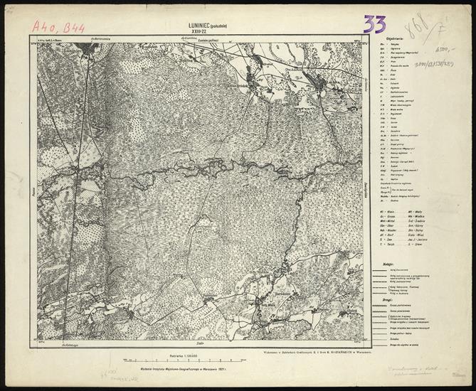 Mapa taktyczna Po... - XXIII-22_LUNINIEC_poludnie_IWG_1921_300dpi.jpg