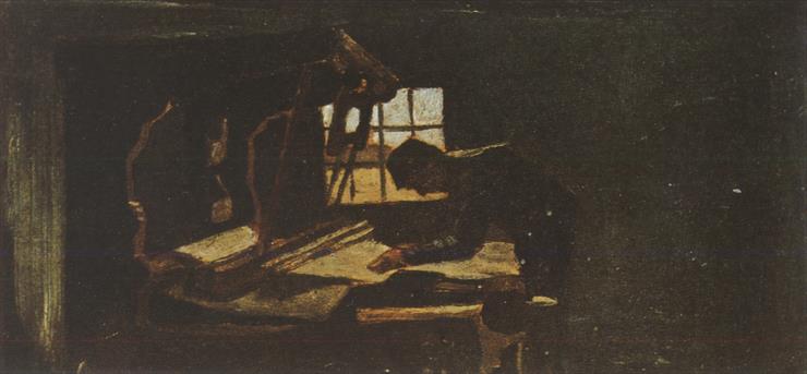 792 paintings 600dpi - 039. Weaver Organizing Wires, Nuenen 1884.jpg