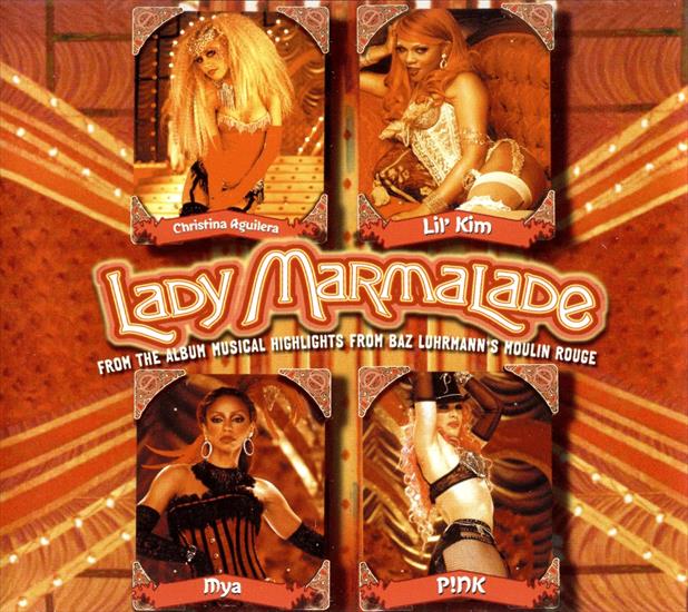 Covers - Lady Marmalade CDS - Christina Aguilera, LilKim, Mya  Pink Front 2001.jpg