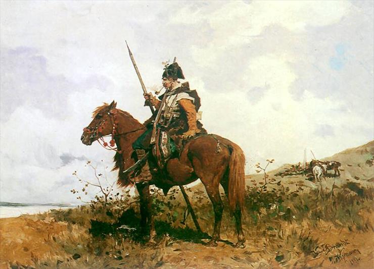 Józef Brandt - 1881 Kozak na koniu.jpg