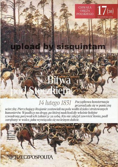 Chwała Oręża Polskiego - 38. Bitwa pod Stoczkiem 1831 okładka.jpg