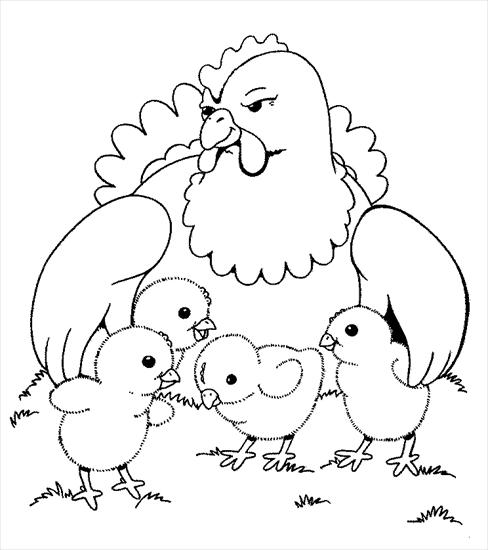 wielkanocny - WIELKANOC kurczaczki - kolorowanka 90.gif