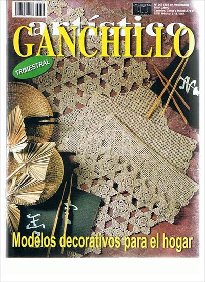różne wzory na szydełku czasopisma - Ganchillo Artistico Nr 363.jpg
