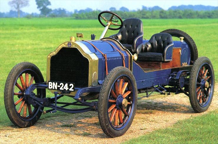 Stare samochody - 1905 De Dietrich Sportabout Blue.jpg