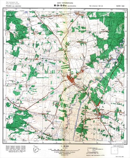 Mapy topograficzne LWP 1_25 000 - M-34-19-B-a_GLOWACZOW_1996.jpg