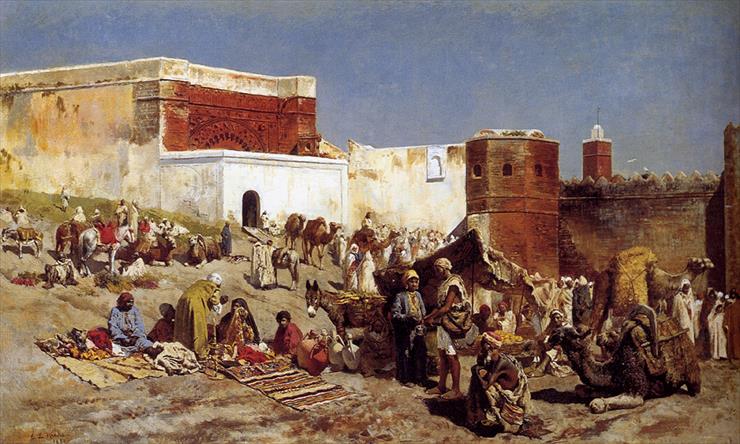 Old India in Paintings - Weeks_Edwin_Moroccan_Market_Rabat.jpg