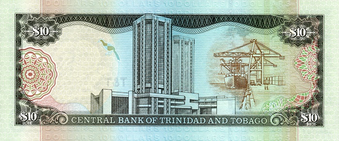 Trinidad  Tobago - TrinidadTobagoP43-10Dollars-2002_b.jpg