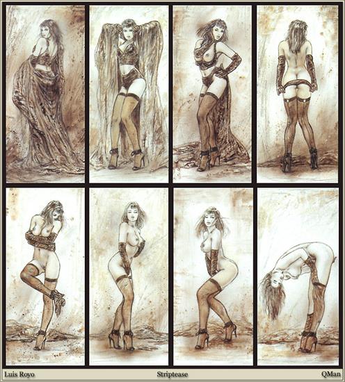 De cot - Luis Royo - Striptease.jpg