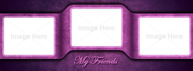 Facebook Timeline Cover - My Friends - 02_colorvariation_Purple.jpg