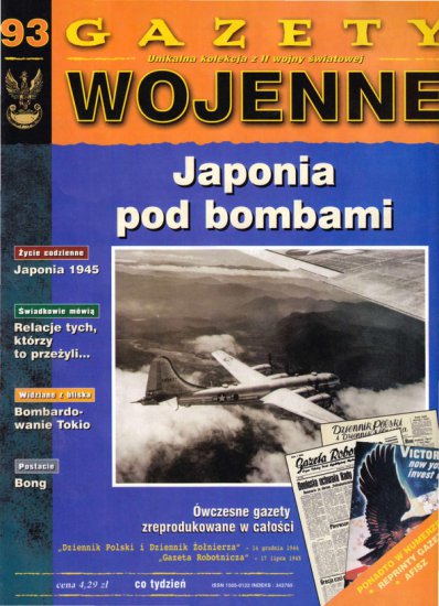 Gazety Wojenne - 093. Japonia pod bombami okładka.jpg