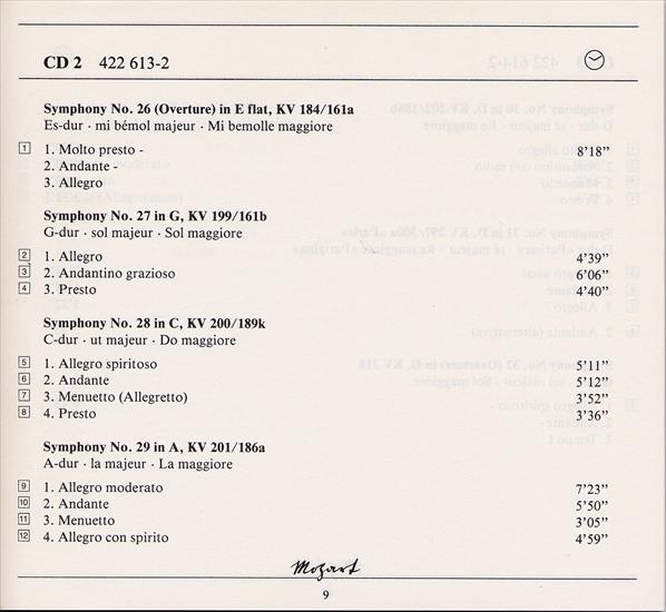 Volume 2 - Symphonies - Scans - Volume 2 - Symphonies 21 - 41 - CD2 Insert.jpg