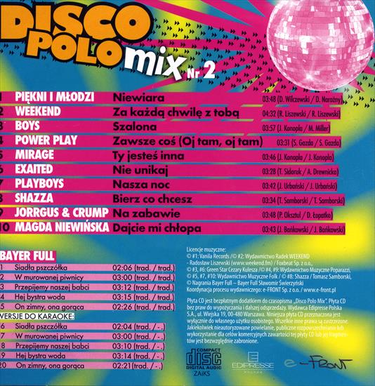 Disco Polo Mix nr.2 - Tytuły.JPG