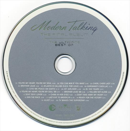 Modern Talking - The Final Album 2003 - Modern Talking - The Final Album CD.jpg
