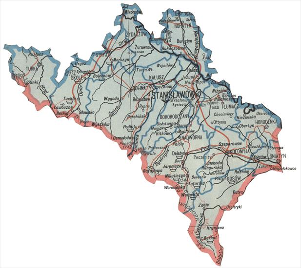 mapy Europa , Polska - stanislawowskie1.gif