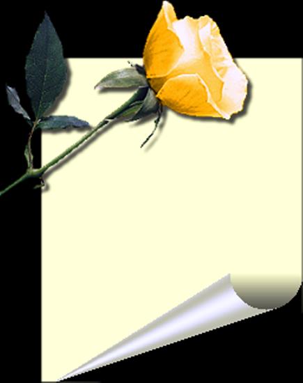 Kwiaty - papier róża do pisania.png