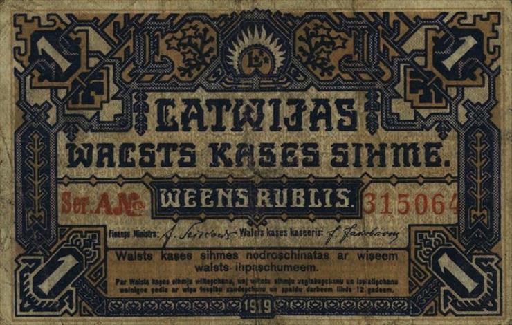 ŁOTWA - 1919 - 1 rubel a.jpg