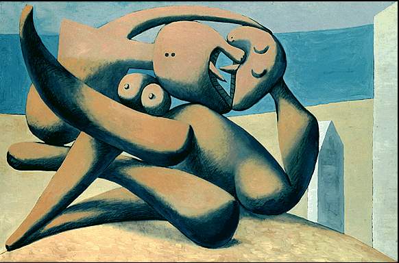 Picasso 1931 - Picasso Personnages au bord de la mer. 12-January 1931. 130.jpg