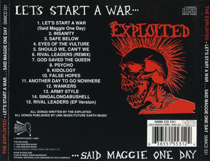 The Exploited-Lets Start A War...Said Maggie One Day - back.jpg