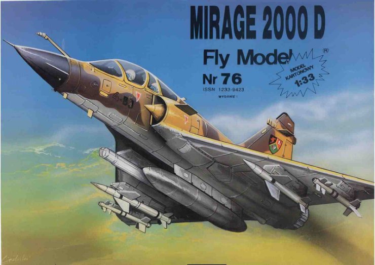 Fly Model - 076 Fly Model 76  Mirage 2000D.JPG