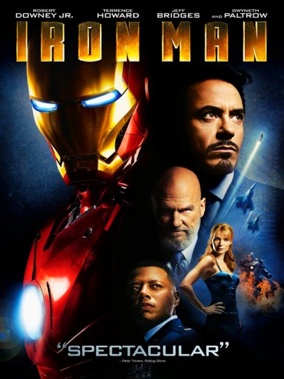      FILMY 1 okładki  - Iron Man 1 Sci-Fi 2008.jpg