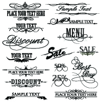 Stock Vector - Design Elements for Text - Design Elements for Text4.jpg