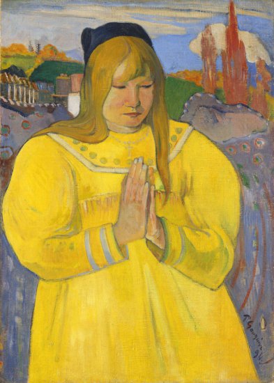 Paul Gauguin 1848 - 1903 Paintings Art nrg - Young Christian Girl, 1894.jpg