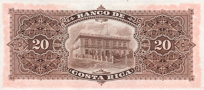 Costa Rica - CostaRicaPS179r-20Colones-1906_b.jpg