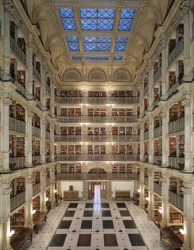 Biblioteki Świata - George Peabody Library, Baltimore, Maryland, USA.jpg