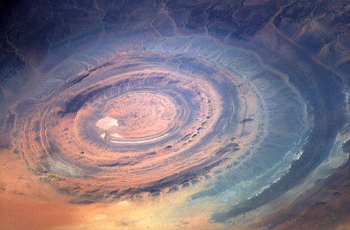 Patrząc z góry - Planeta Ziemia - The Richat Structure, Oudane, Mauritania.jpg