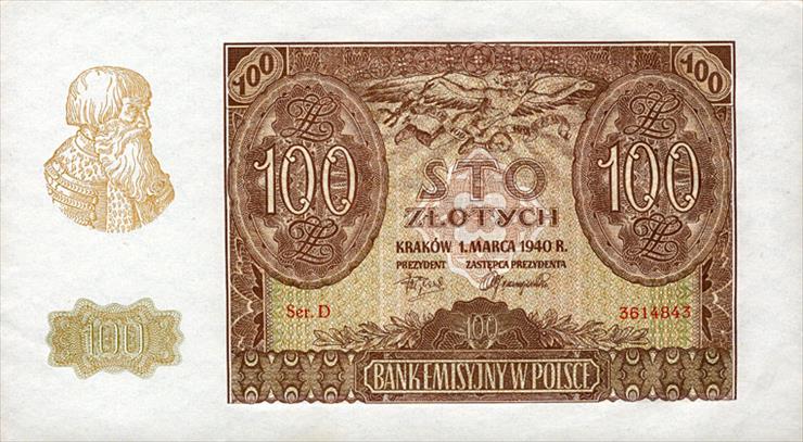 Banknoty i Monety - 100zl1940A.jpg