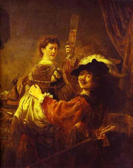Rembrand - Rembrandt - The Prodigal Son in the Tavern Rembrandt and Saskia.JPG
